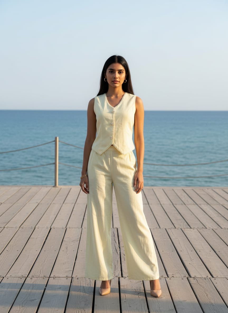 The Amari Pastel Waistcoat Set