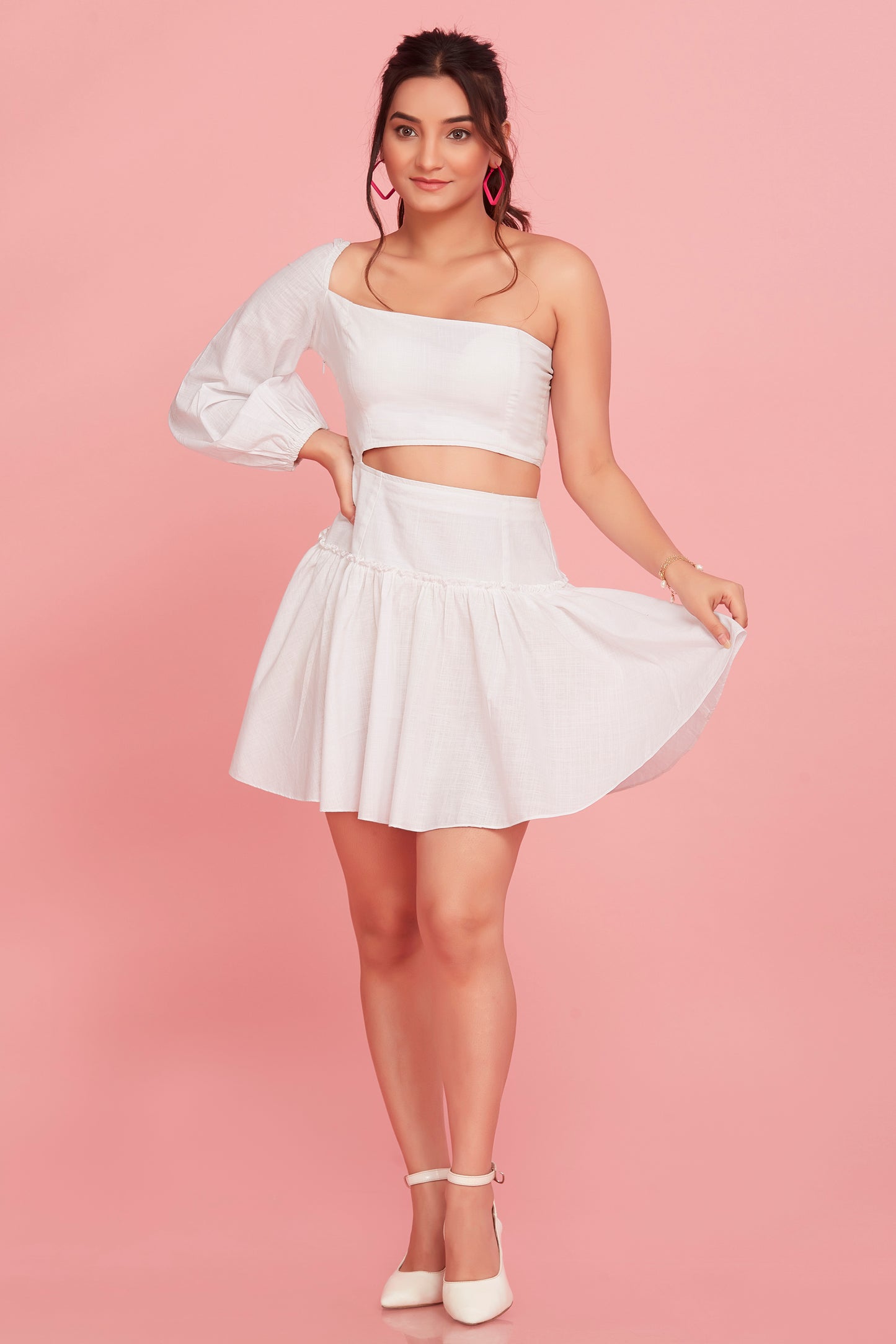 Pearl whisper White Dress