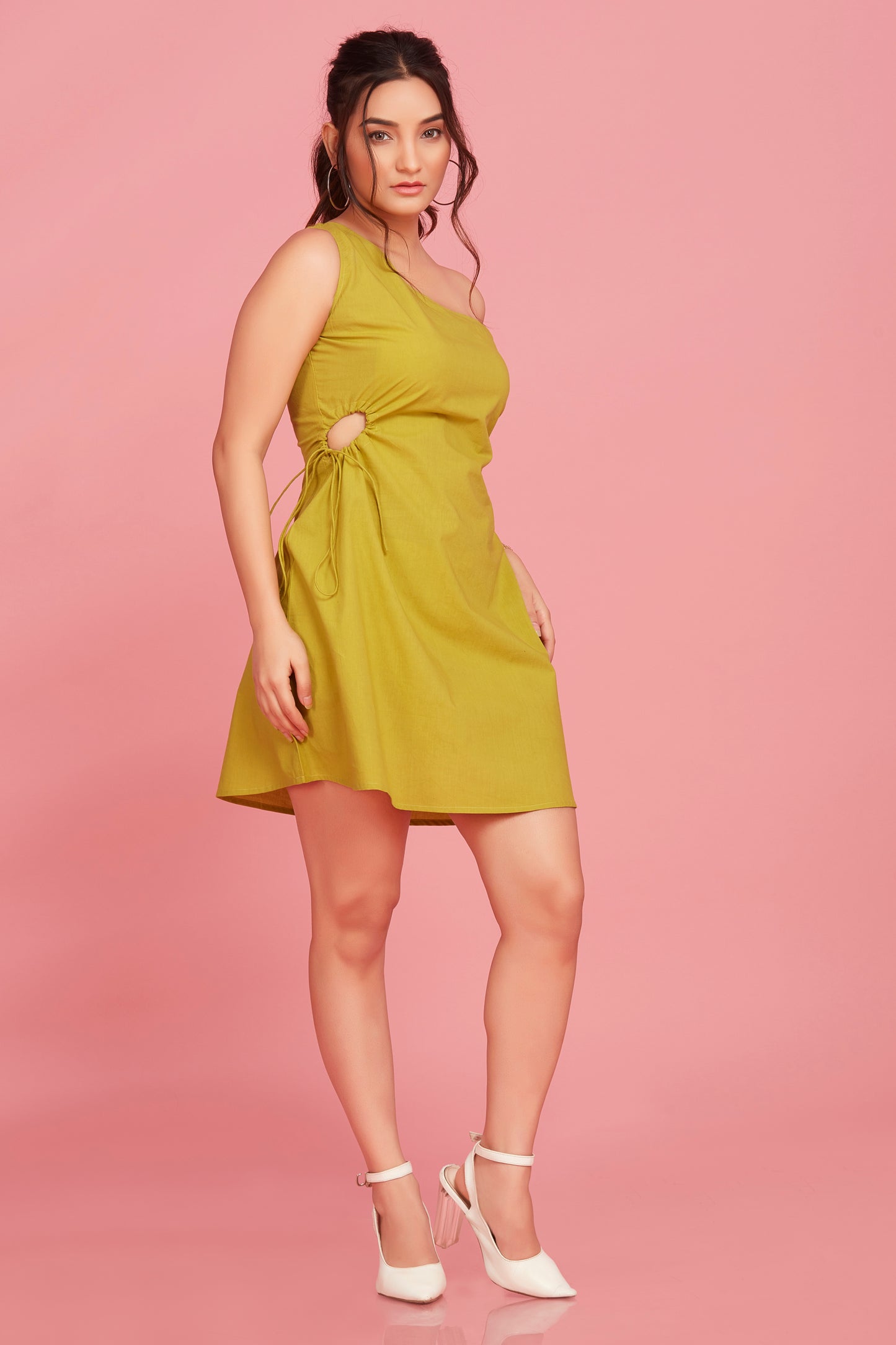 Sheen gold dress