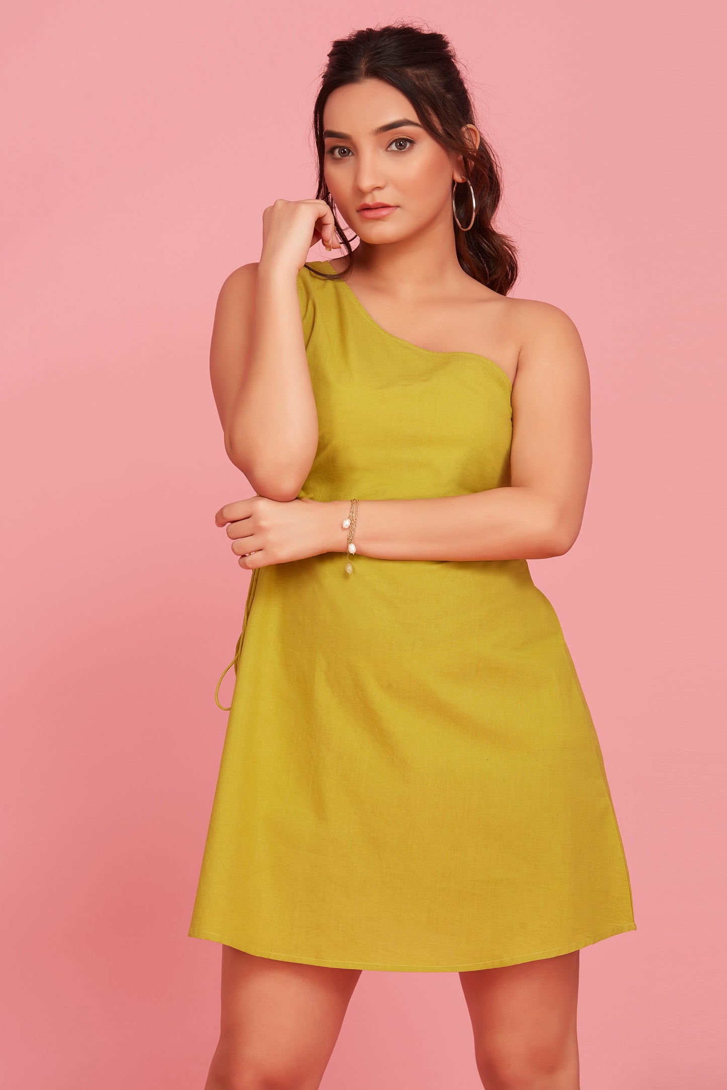 Sheen gold dress