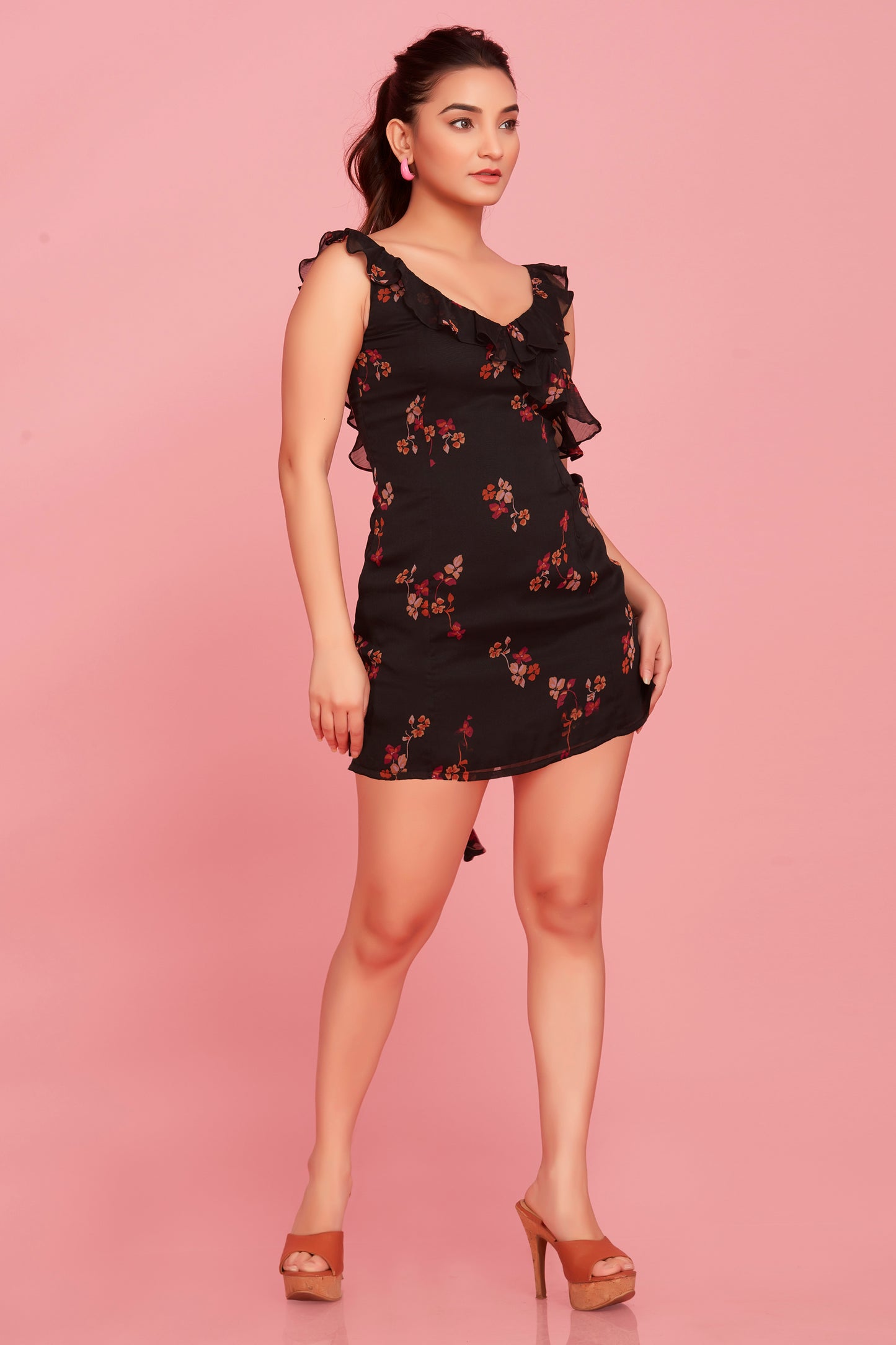 Ruffle midnight Dress