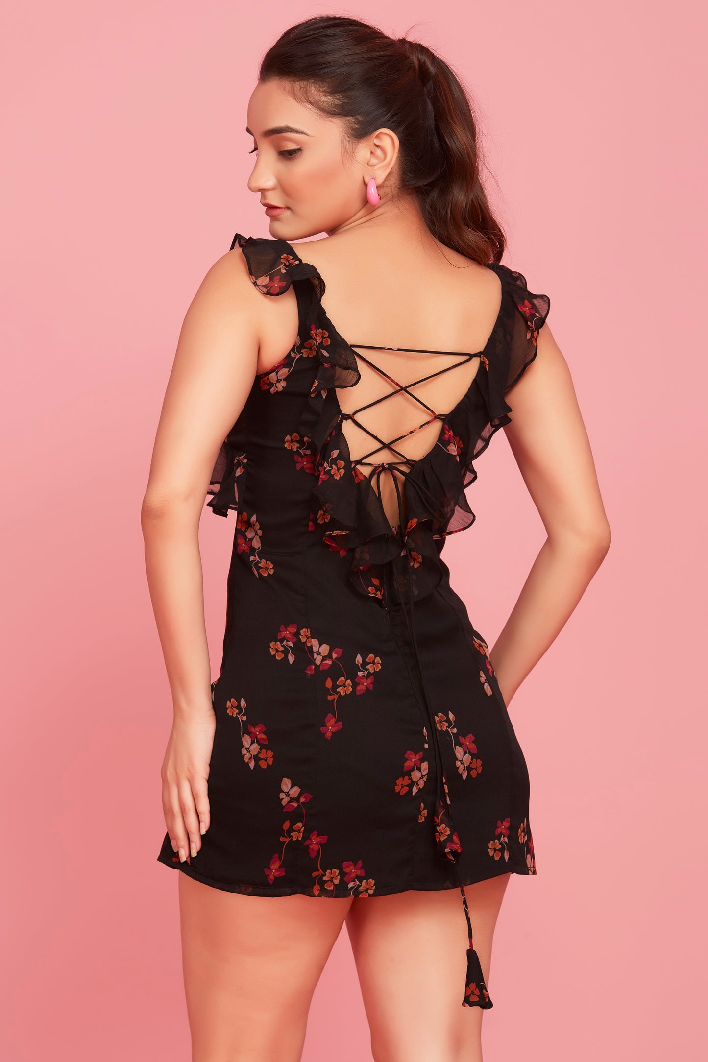 Ruffle midnight Dress