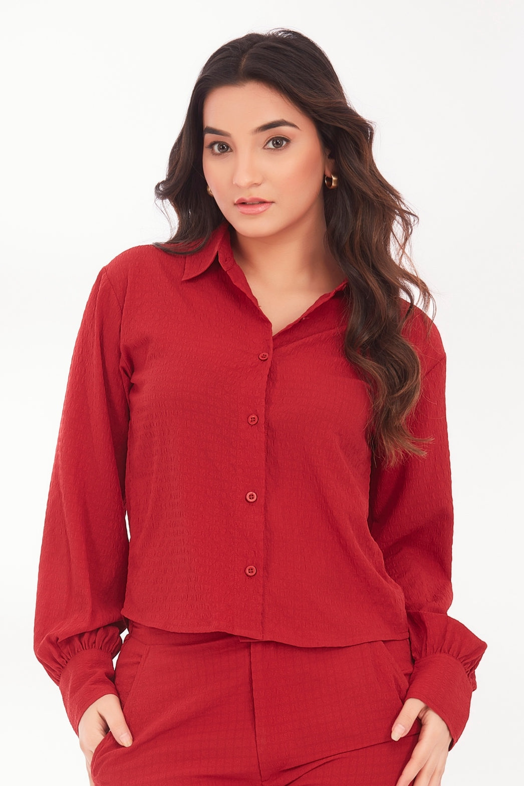 Wine tinted shirt