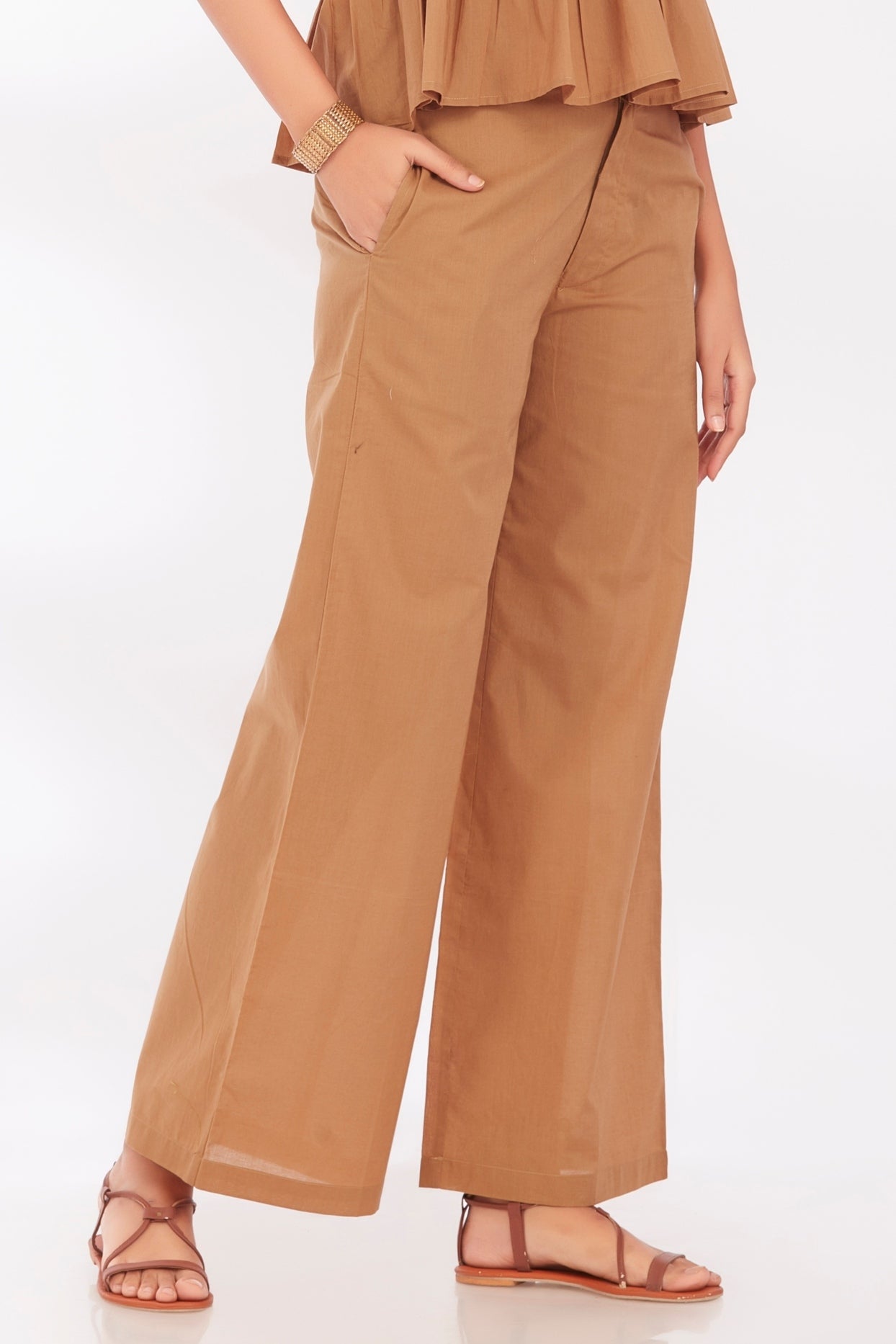 Straight Wide Leg Pant