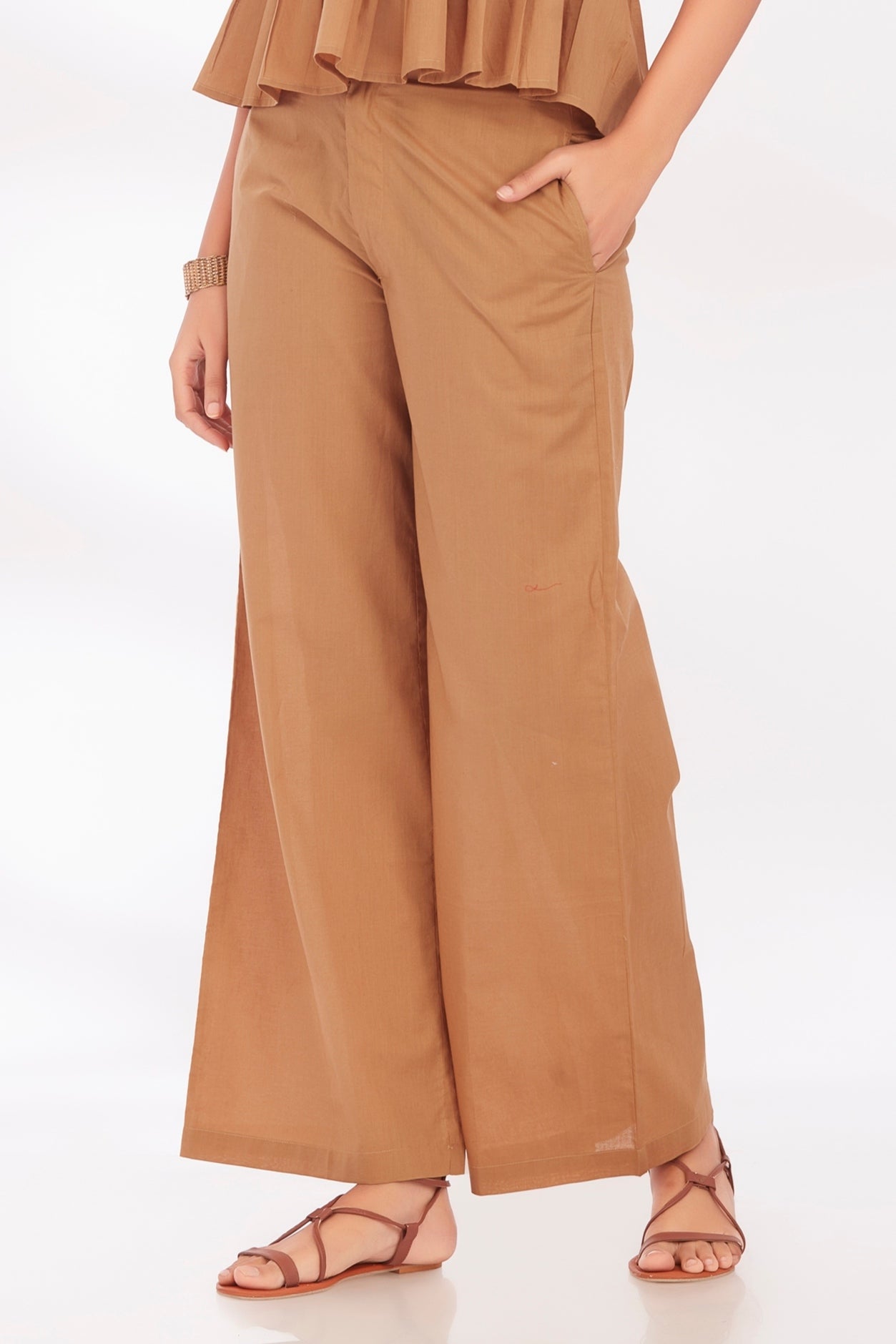 Straight Wide Leg Pant