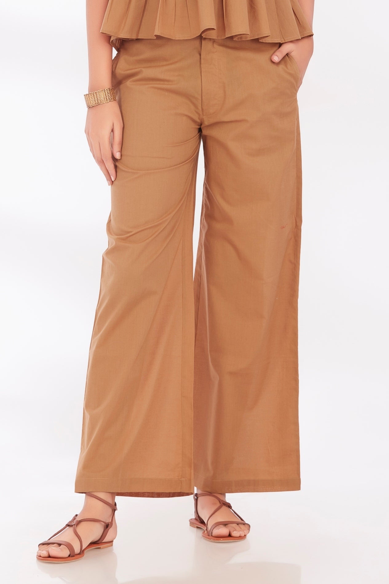 Straight Wide Leg Pant