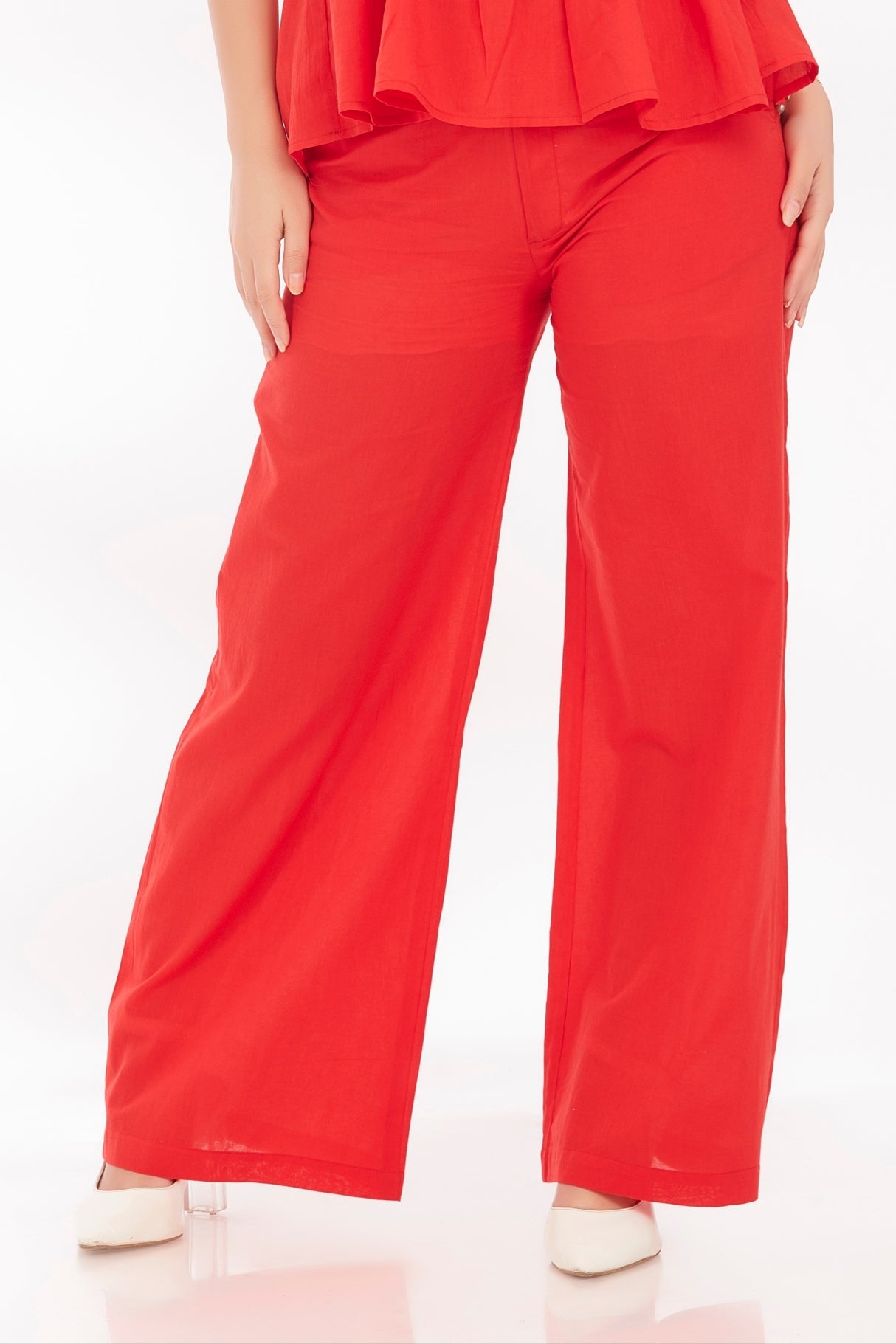 Straight Wide Leg Pant