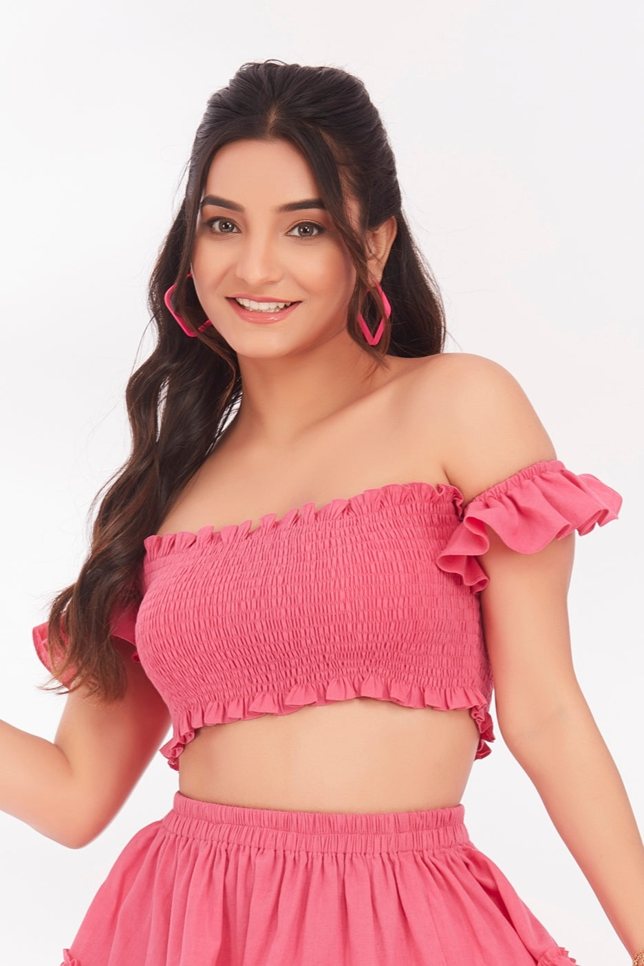 Pink bloom top