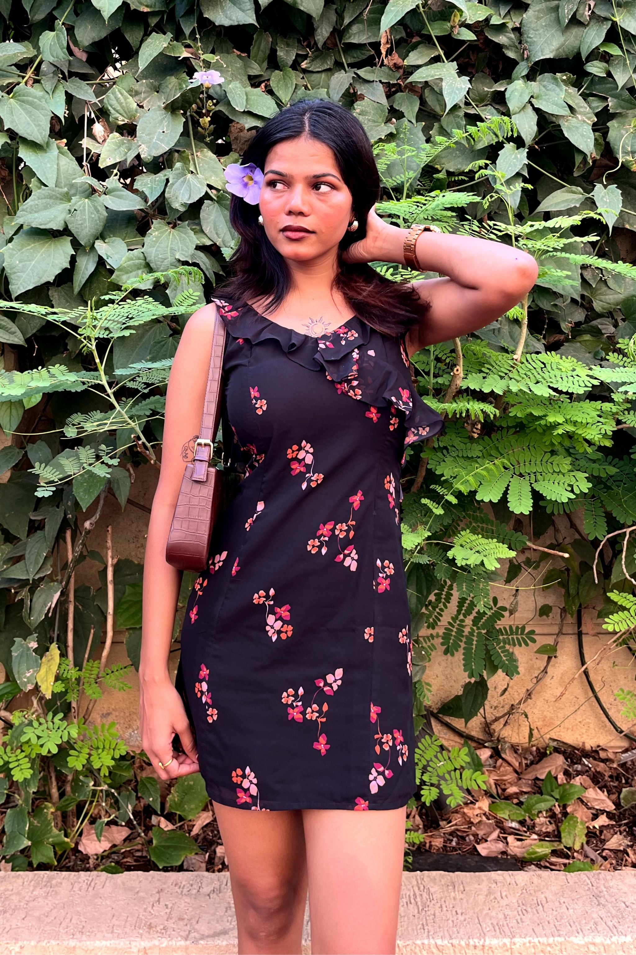 Ruffle midnight Dress – KAIN